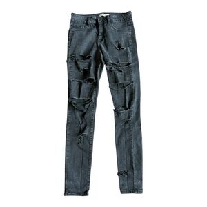 Refuge Distressed Grey Jeans